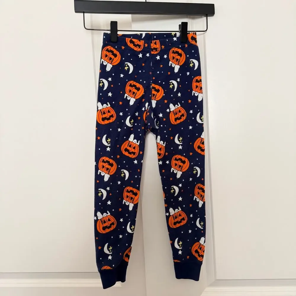 Hanna Andersson x Peanuts Navy Blue Snoopy Halloween Pajama PJ Pants 52121